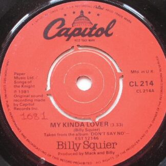 Billy Squier The Stroke 7" Capitol CL214 EX 1981