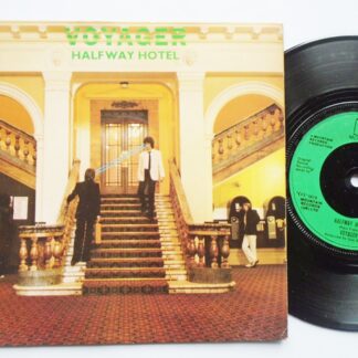 Voyager Halfway Hotel 7" Mountain VOY001 EX/EX 1979 picture sleeve, there is 2mm drill hole in label rim