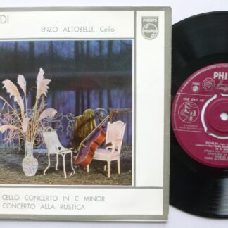 Enzo Altobelli Cello Concerto In C Minor EP Philips ABE10064 EX/VG 1958 picture sleeve