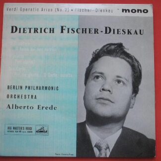 Dietrich Fischer-Dieskau Verdi Operatic Arias No 2 EP HMV 7ER5219 EX/EX 1950s picture sleeve