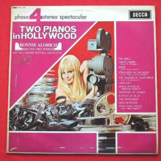 Ronnie Aldrich Two Pianos In Hollywood LP Decca PFS4108 EX/VG 1967