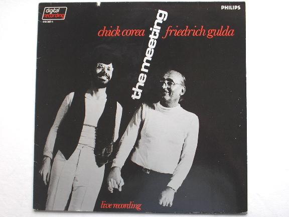 Chick Corea The Meeting LP Philips 4103971 EX/EX 1982 made in Holland, there is cut in top of sleeve (to mark it for export)"