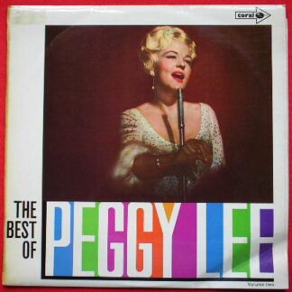 Peggy Lee The Best Of Peggy Lee LP Coral CP37 EX/VG 1970s
