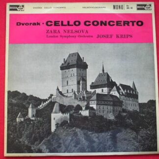 Josef Krips Dvorak Cello Concerto LP Ace Of Clubs ACL92 EX/VG 1960s with Zara Nelsova