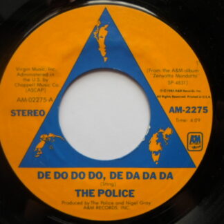 Police De Do Do Do De Da Da Da 7" A&M AM2275 EX 1980 US pressing