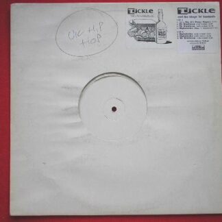 Tickle Tickle LP Frequency CF001 EX/VG 1990s stickered die-cut card sleeve is quite wavy