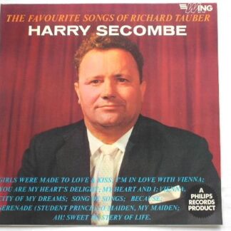 Harry Secombe The Favourite Songs Of Richard Tauber LP Wing WL1187 EX/EX 1960s