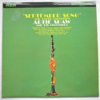 Artie Shaw September Song LP RCA INTS1055 EX/EX 1970