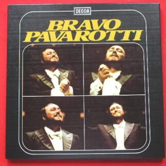 Pavarotti Bravo Pavarotti 2LP Decca 129D1-2 EX/EX 1980 2 LPs boxed with booklet