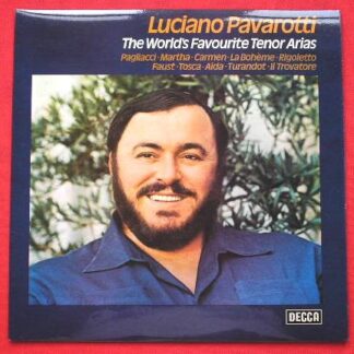 Pavarotti The Worlds Favourite Tenor Arias LP Decca SXL6649 EX/EX 1975 with insert