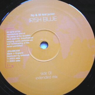 Flip & Fill Feet Junior Irish Blue Extended Mix 12" Globe 12GLOBE309 EX 2003 12 inch