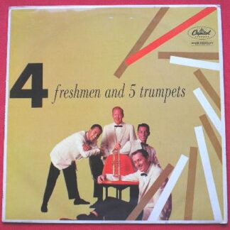 Four Freshmen Four Freshmen & Five Trumpets LP Capitol T763 EX/VG 1960s
