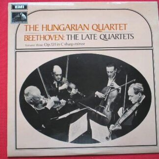Hungarian Quartet Beethoven The Late Quartets Vol 3 LP HMV HQS1179 EX/EX 1966