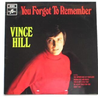 Vince Hill You Forgot To Remember LP Columbia SX6304 EX/EX 1968