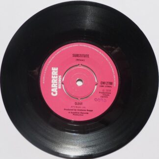 Clout Substitute 7" Carrere EMI2788 EX 1978 there is writing on label and 2mm drill hole in label rim