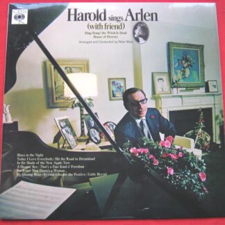 Harold Arlen Sings Arlen LP CBS BPG62784 EX/EX 1966 textured label