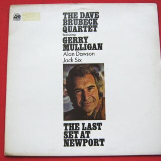 Dave Brubeck The Last Set At Newport LP Atlantic K40368 EX/VG 1972 sleeve has seam split on top edge