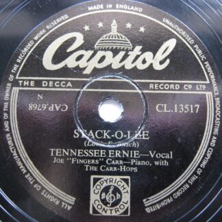 Tennessee Ernie Ford Stack-o-lee 78 Capitol CL13517 EX 1950s 10 inch 78rpm