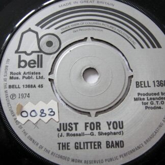 Glitter Band Just For You 7" Bell BELL1368 EX 1974
