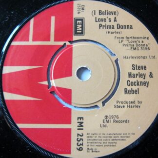 Steve Harley I Believe Love's A Prima Donna 7" EMI EMI2539 EX 1976