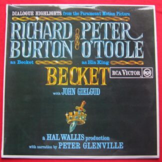 Becket LP RCA Victor RD7679 EX/VG 1969 with Richard Burton & Peter O'Toole