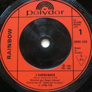 Rainbow I Surrender 7" Polydor 2095339 EX 1981 French pressing