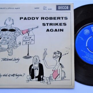 Paddy Roberts Paddy Roberts Strikes Again EP Decca DFE6641 EX/EX 1960 picture sleeve