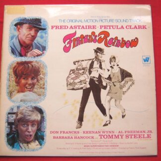Finian's Rainbow LP Warner Bros WFS2550 VG/EX 1968 with press release, with Fred Astaire & Petula Clark