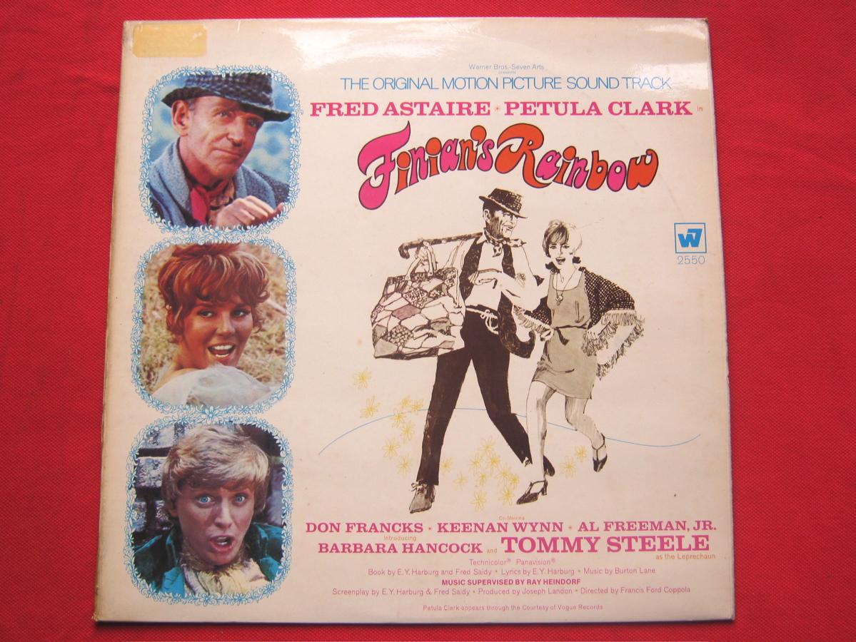 Finian's Rainbow LP Warner Bros WFS2550 VG/EX 1968 with press release, with Fred Astaire & Petula Clark