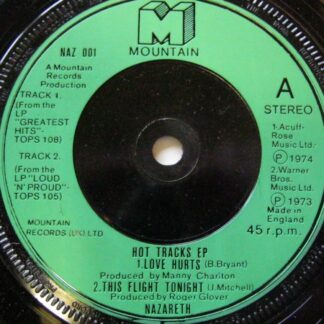 Nazareth Hot Tracks EP EP Mountain MAZ001 EX 1974