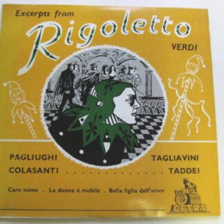 Lina Pagliughi Excerpts From Rigoletto EP Cetra EPO0301 EX/EX 1950s picture sleeve, conducted by Angelo Questa