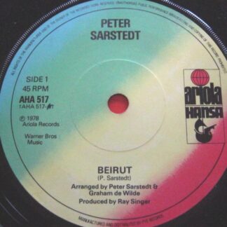 Peter Sarstedt Beirut 7" Ariola AHA517 EX 1978