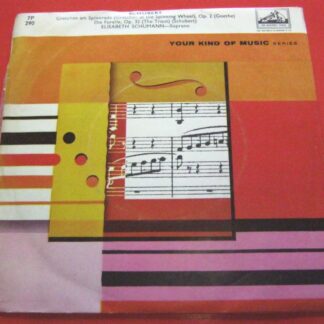 Elizabeth Schumann Schubert EP HMV 7P290 EX/VG 1950s picture sleeve