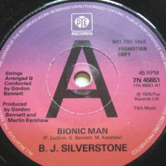 BJ Silverstone Bionic Man 7" Pye 7N45651 EX 1976 demo