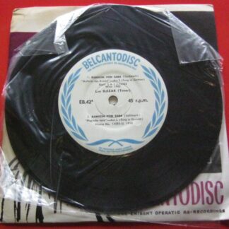 Leo Slezak Leo Slezak EP Belcantodisc EB42 EX/EX 1950s picture sleeve