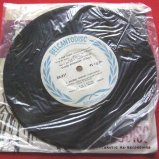 Dmitri Smirnoff Dmitri Smirnoff EP Belcantodisc EB91 EX/EX 1950s picture sleeve, b-side by Leonid Sobinoff