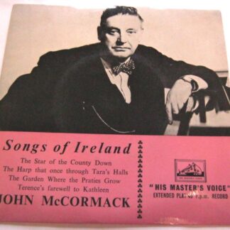 John McCormack Songs Of Ireland EP HMV 7EB6029 EX/VG 1960s picture sleeve