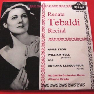 Renata Tebaldi Recital EP Decca CEP539 EX/EX 1958 picture sleeve