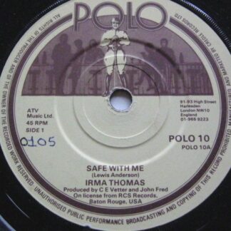Irma Thomas Safe With Me 7" Polo POLO10 EX 1970s