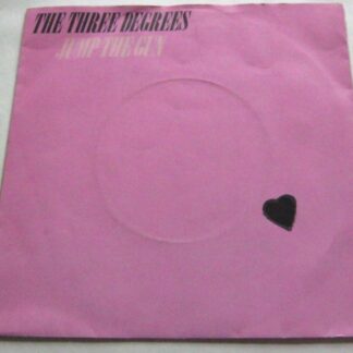 Three Degrees Jump The Gun 7" Ariola ARO183 EX/VG 1979 picture sleeve, there is 2mm drill hole in label rim