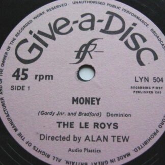 Le Roys Money flexi Give A Disc LYN504/505 EX 1964 flexidisc
