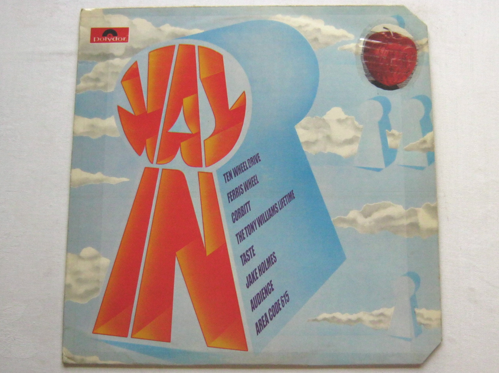 Way In To The Seventies LP Polydor 216006 EX/VG 1970 with Audience, Ferris Wheel & Area Code 615, sleeve is snipped at opening and heavily sellotaped at edges