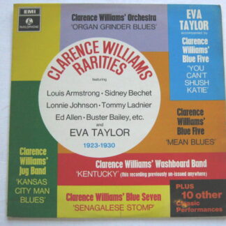 Clarence Williams Orchestra Clarence Williams Rareties LP Parlophone PMC7049 G/VG 1960s vinyl would be EX but there is audible scratch on last four songs on side two