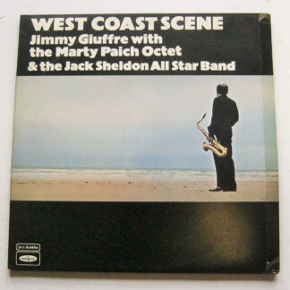 Jimmy Giuffre West Coast Scene LP Jazz Vogue VJD536 EX/VG 1977 sleeve has been sellotaped at opening