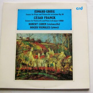 Robert Cohen Grieg Franck LP CRD CRD1091 EX/EX 1980