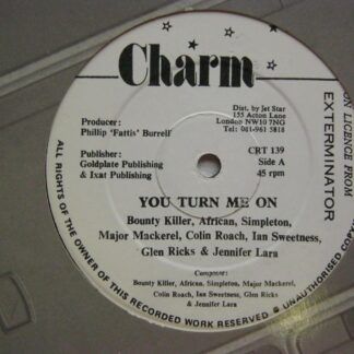 Bounty Killer You Turn Me On 12" Charm CRT139 EX 1980s 12 inch