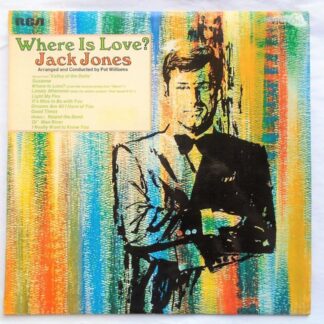 Jack Jones Where Is Love LP RCA Victor SF8036 EX/EX 1968 there is writing on the rear of the sleeve