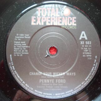Pennye Ford Change Your Wicked Ways 7" Total Experience XE503 EX 1984