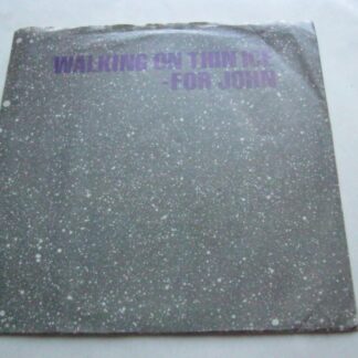 Yoko Ono Walking On Thin Ice 7" Geffen K79202 EX/EX 1981 picture sleeve, UK pressing with insert