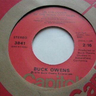 Buck Owens On The Cover Of The Music City News 7" Capitol 3841 EX 1974 US pressing